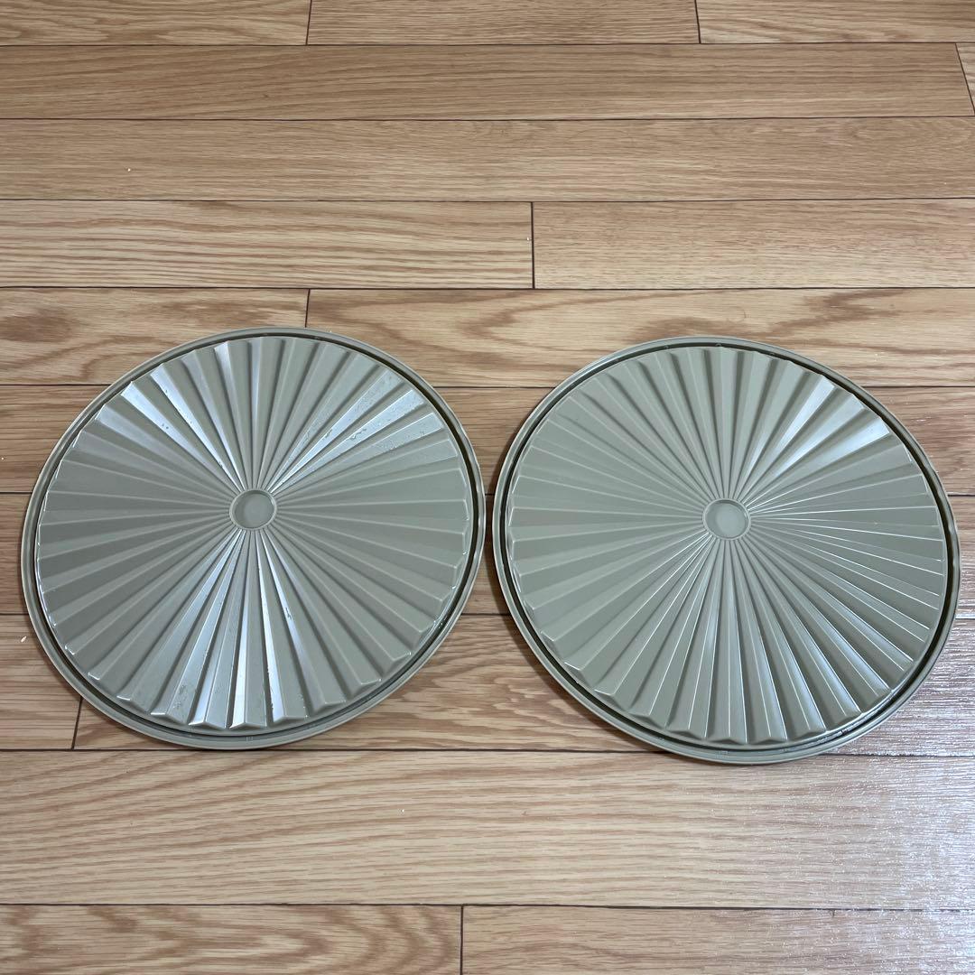 ☆タッパーウェア❗️マキシクィーンデコレーター.ナッツベージュカラー2個セット❗️