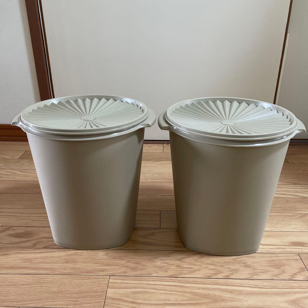 ☆タッパーウェア❗️マキシクィーンデコレーター.ナッツベージュカラー2個セット❗️