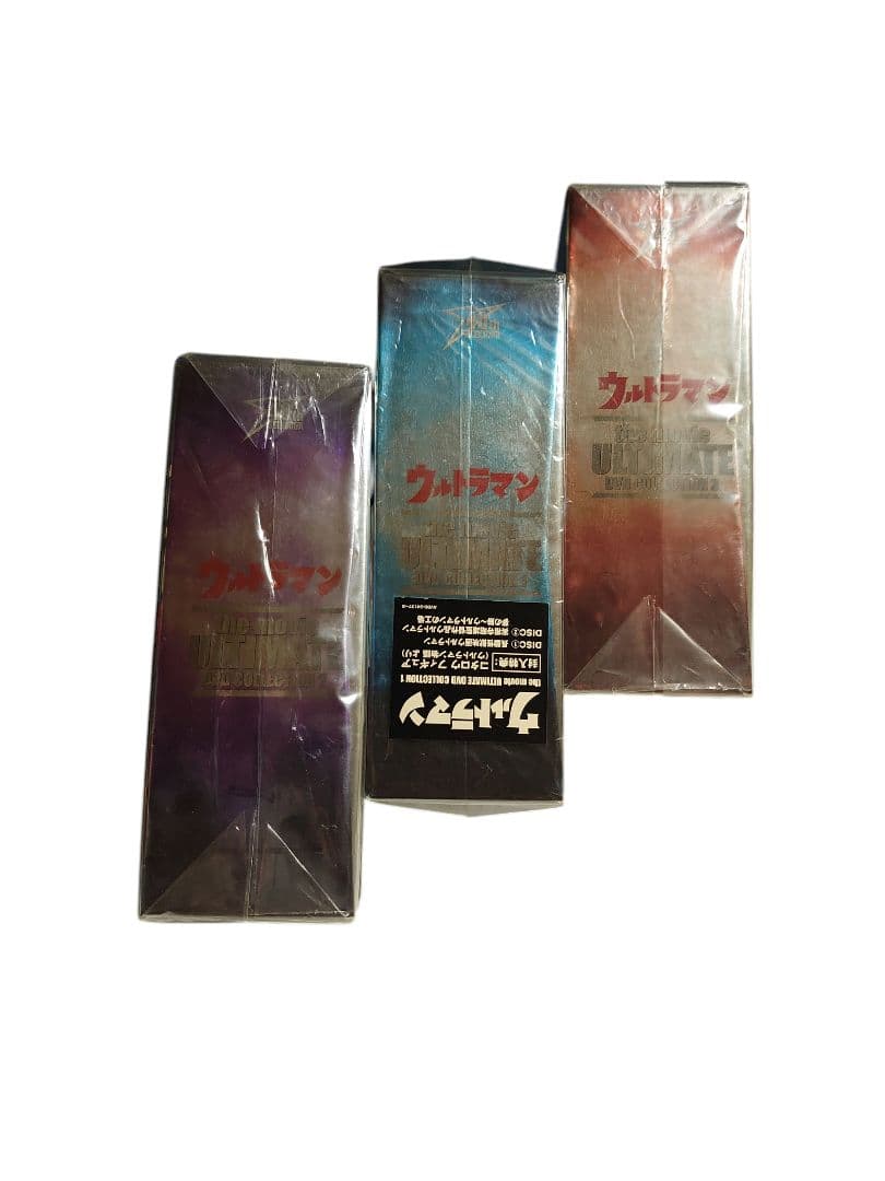 ☆未開封☆ウルトラマン特撮 DVD セット フィギュア付き　3箱セット
