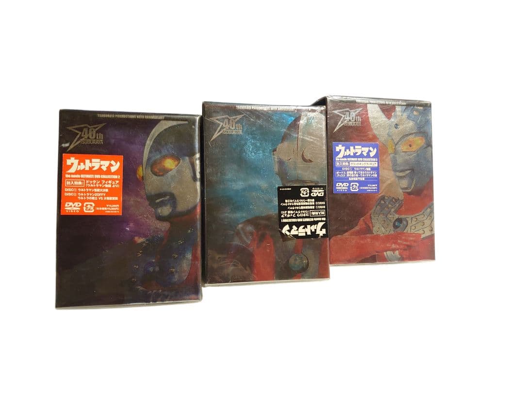 ☆未開封☆ウルトラマン特撮 DVD セット フィギュア付き　3箱セット