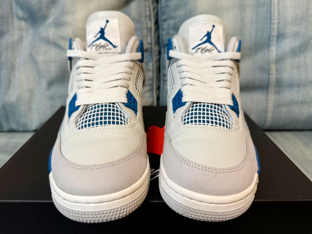 【1度のみ着用✨️極美品】ナイキ エアジョーダン 4 ミリタリーブルー 29cm