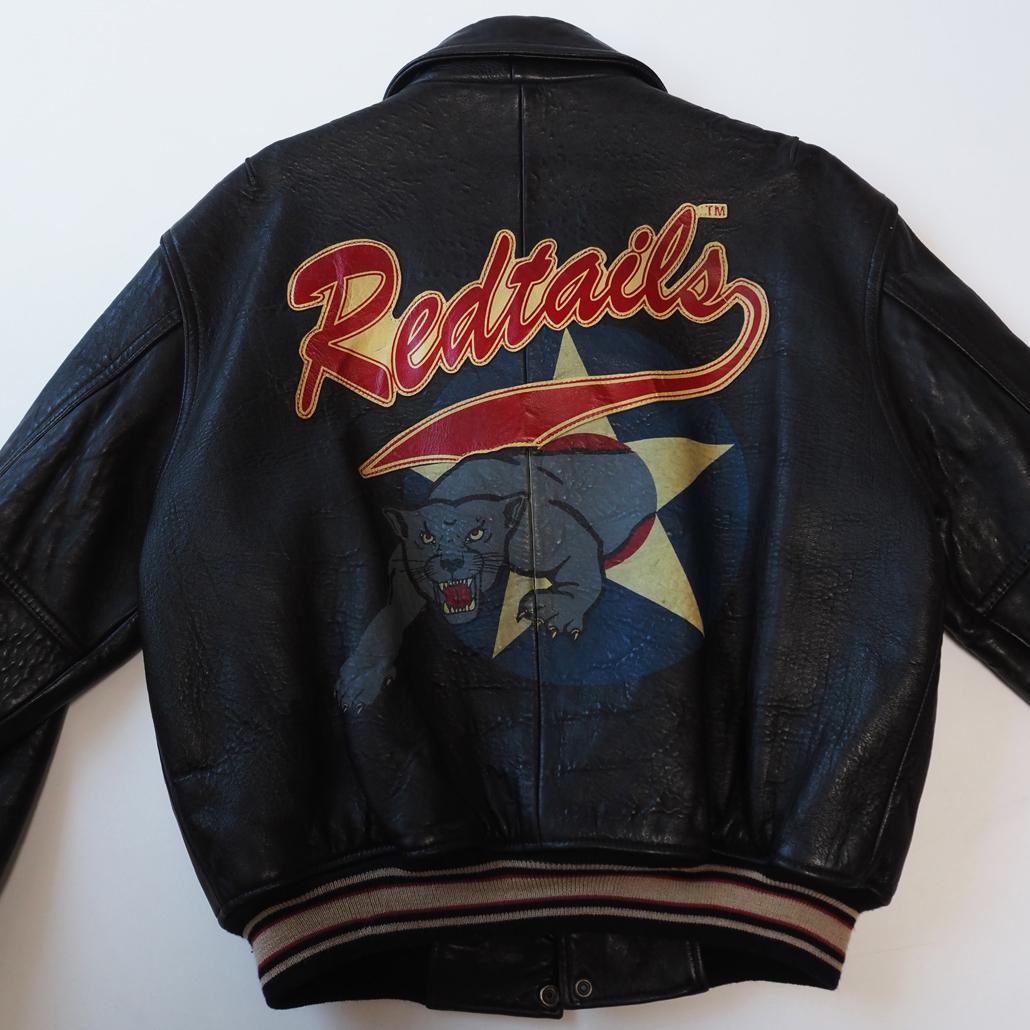 AVIREX 襟付き ショート丈 短丈 オールレザースタジャン 茶芯 本革