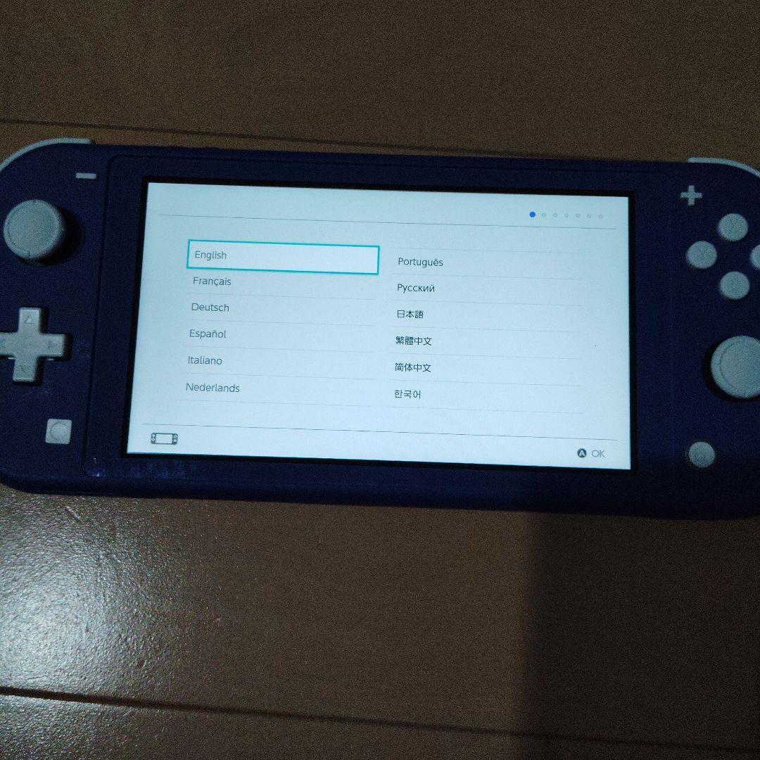 Nintendo Switch Lite ブルー 本体のみ　箱あり