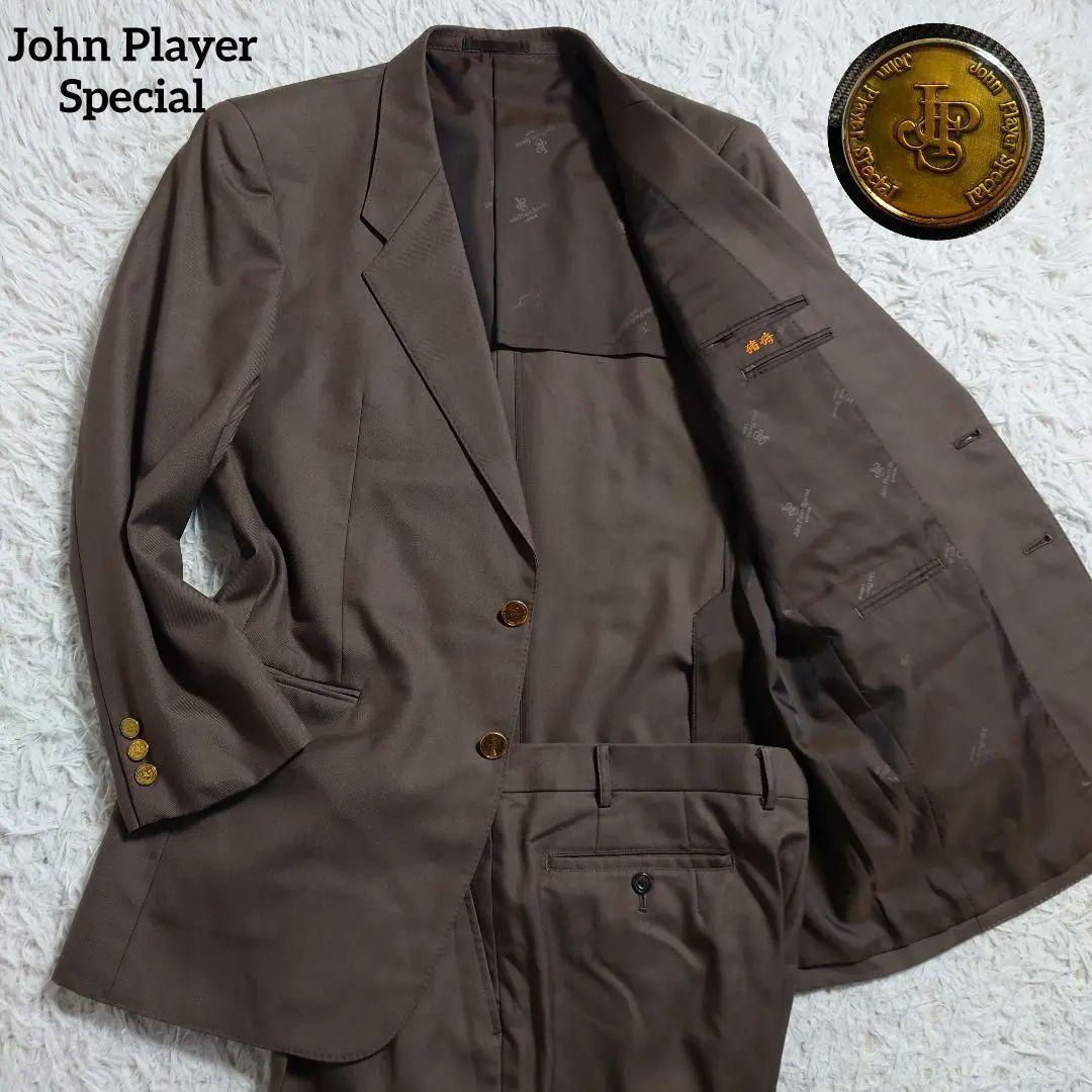 大きいサイズ　ジョンプレイヤースペシャル　スーツ　背抜き　金ボタン　AB7