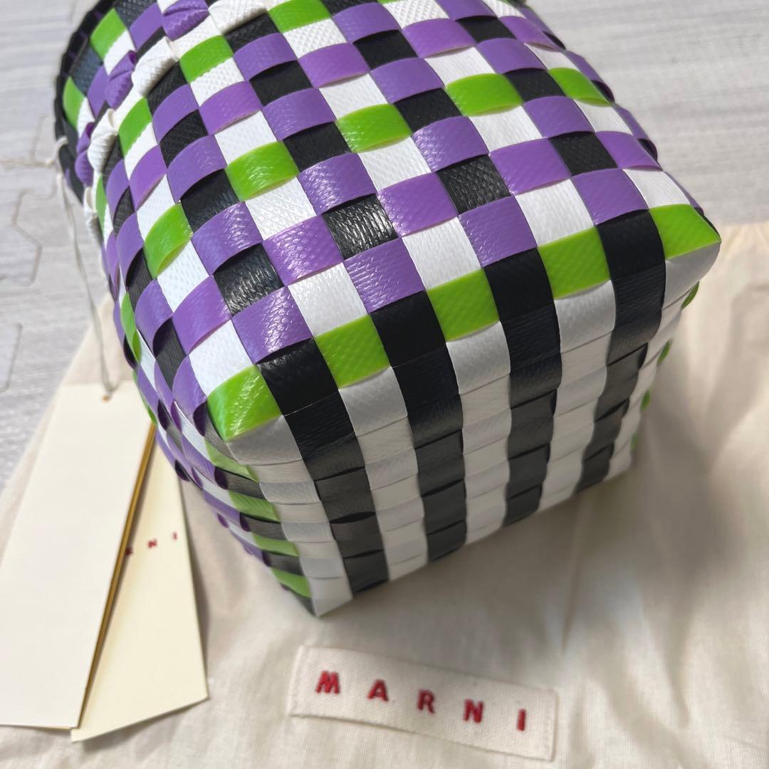 新品　MARNI ワンハンドル　カゴバッグ