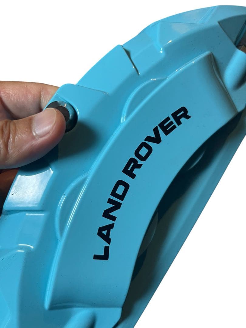 LAND ROVER ディフェンダー　ブレーキキャリパーカバー　ブルー セット