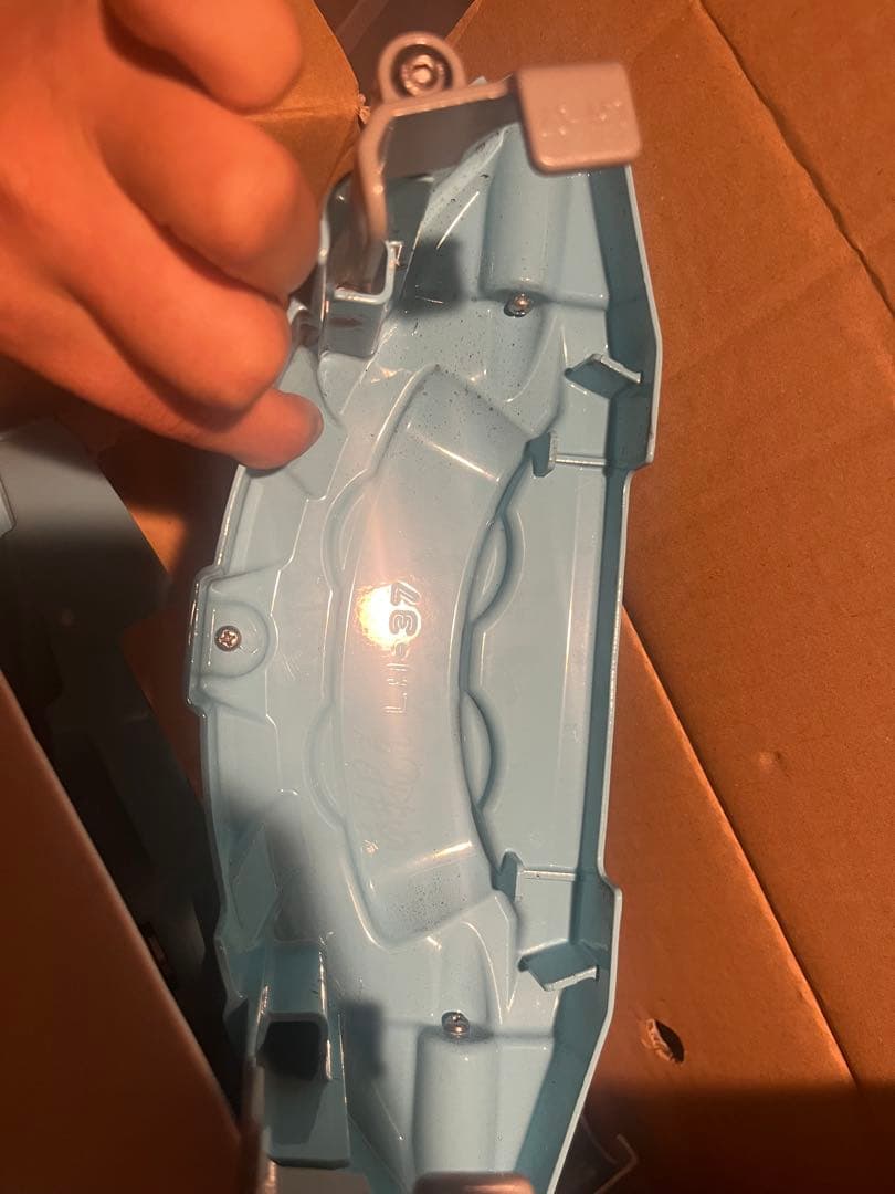 LAND ROVER ディフェンダー　ブレーキキャリパーカバー　ブルー セット