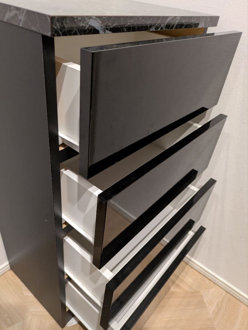 Dinos サニタリーチェスト タンス 収納 幅45奥行30cm 4段