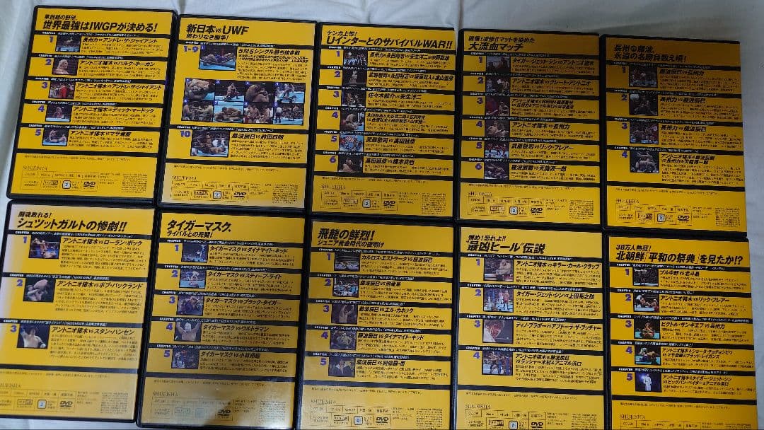 燃えろ新日本プロレス　全巻　DVD