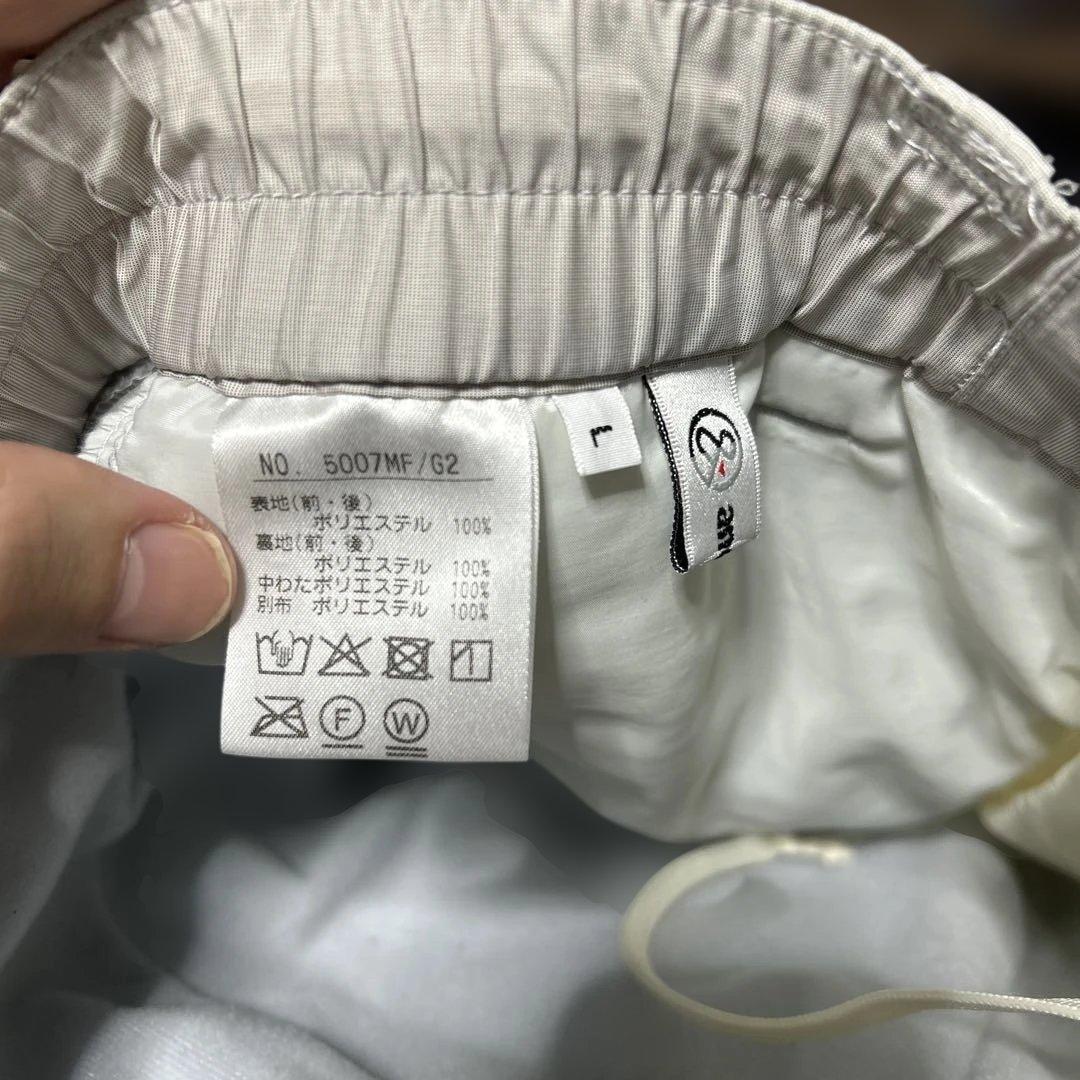 and per se キルティングゴルフパンツ ホワイト