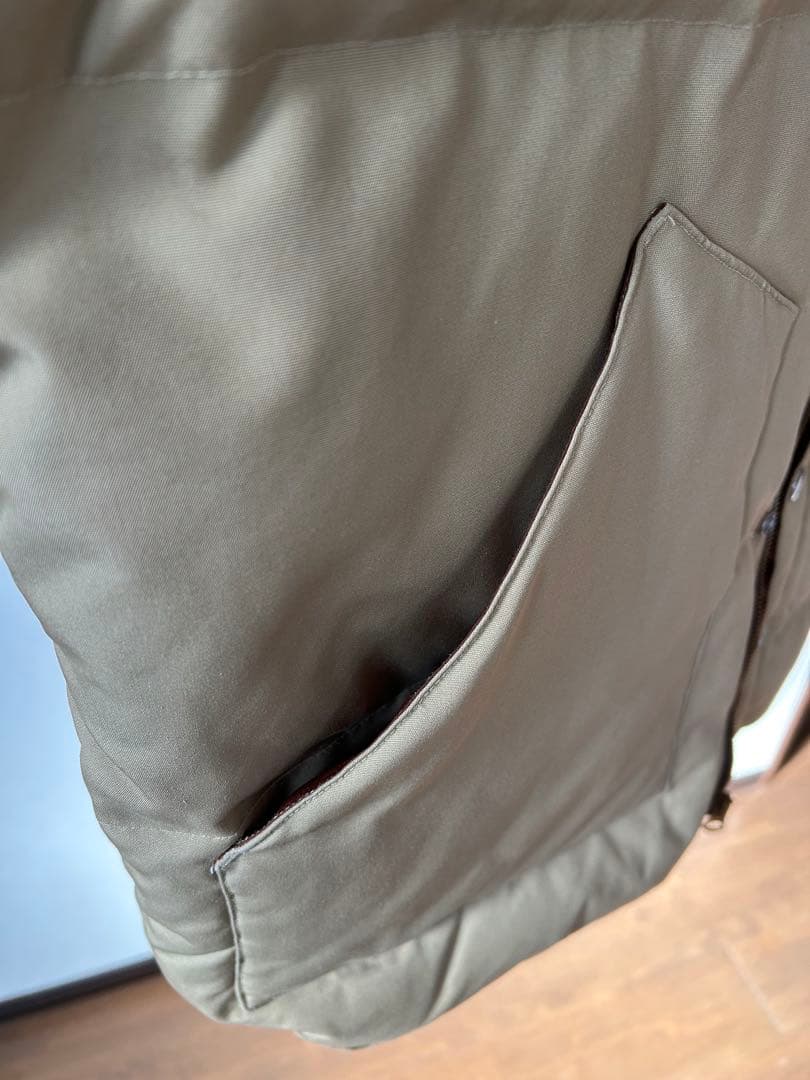 SUGAR CANE ダウンベスト Lサイズ ベージュ・ブラウン