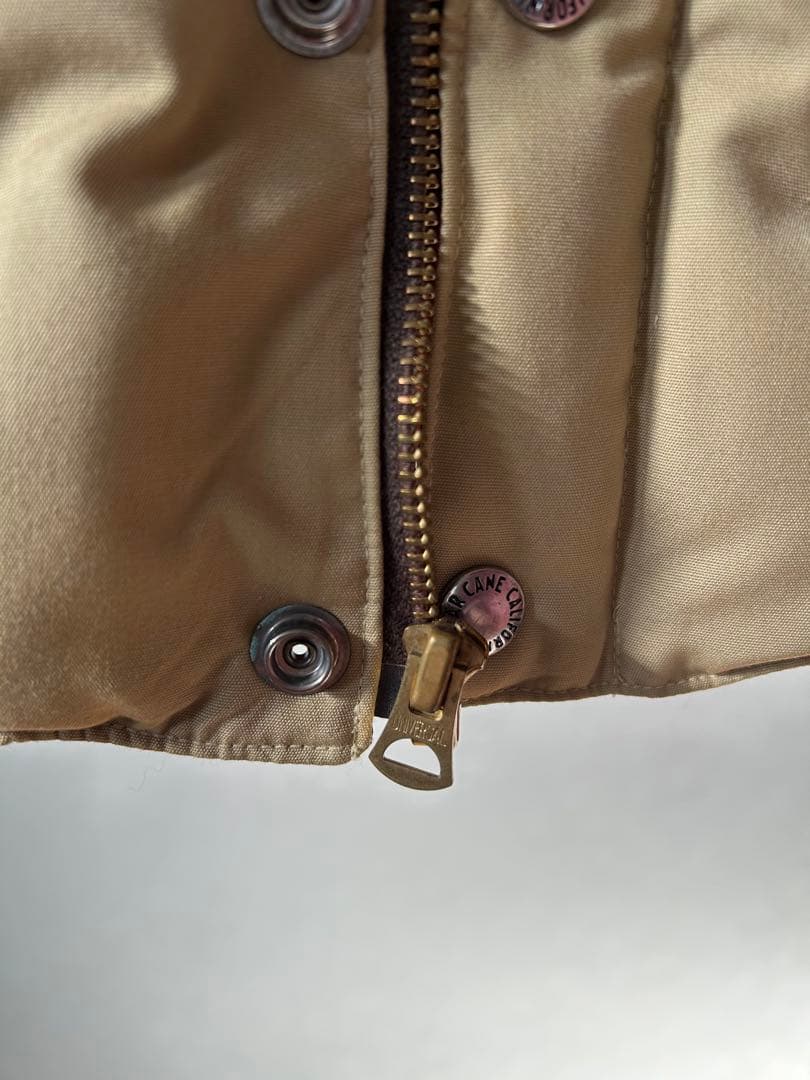 SUGAR CANE ダウンベスト Lサイズ ベージュ・ブラウン