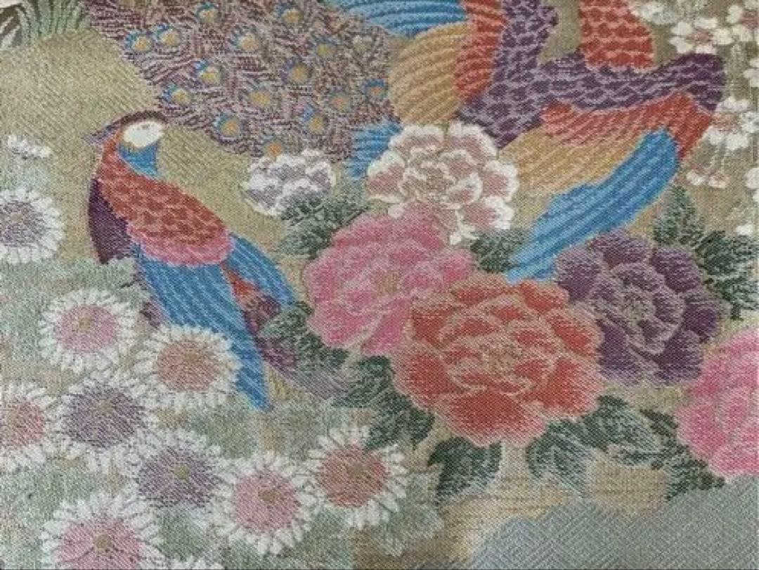 高級本箔佐賀錦　二重太鼓　作り帯