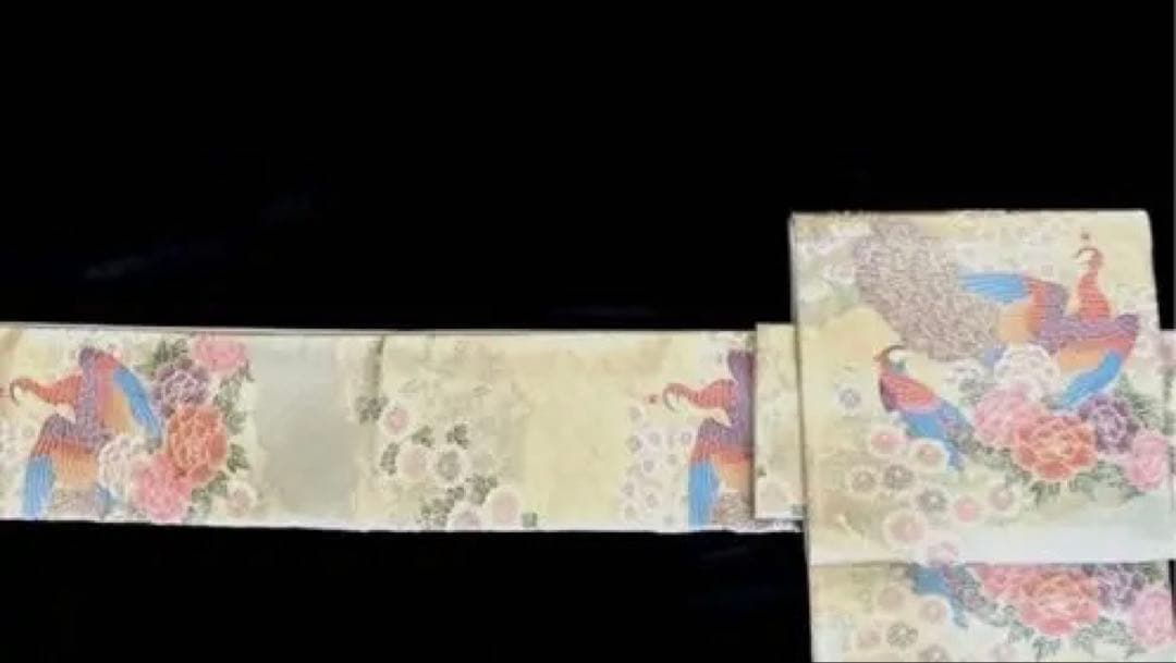 高級本箔佐賀錦　二重太鼓　作り帯