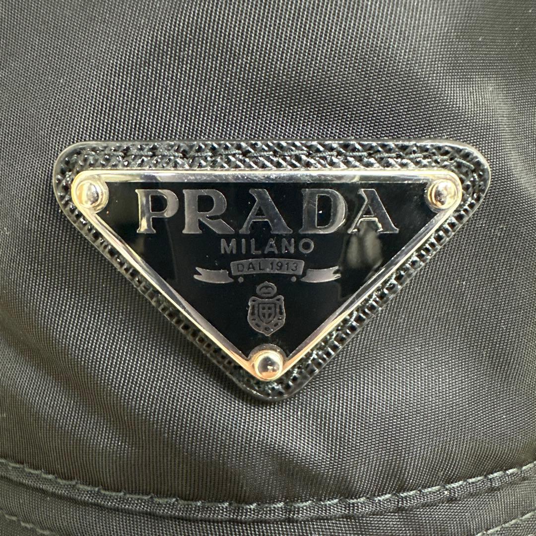 PRADA プラダ 2HC137 バケットハット ナイロン 正規品 ブラック
