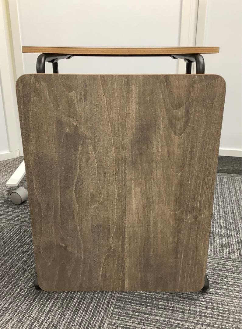 【3脚セット】イトーキ ノットワーク サイドスツール 木製什器 KLU-401