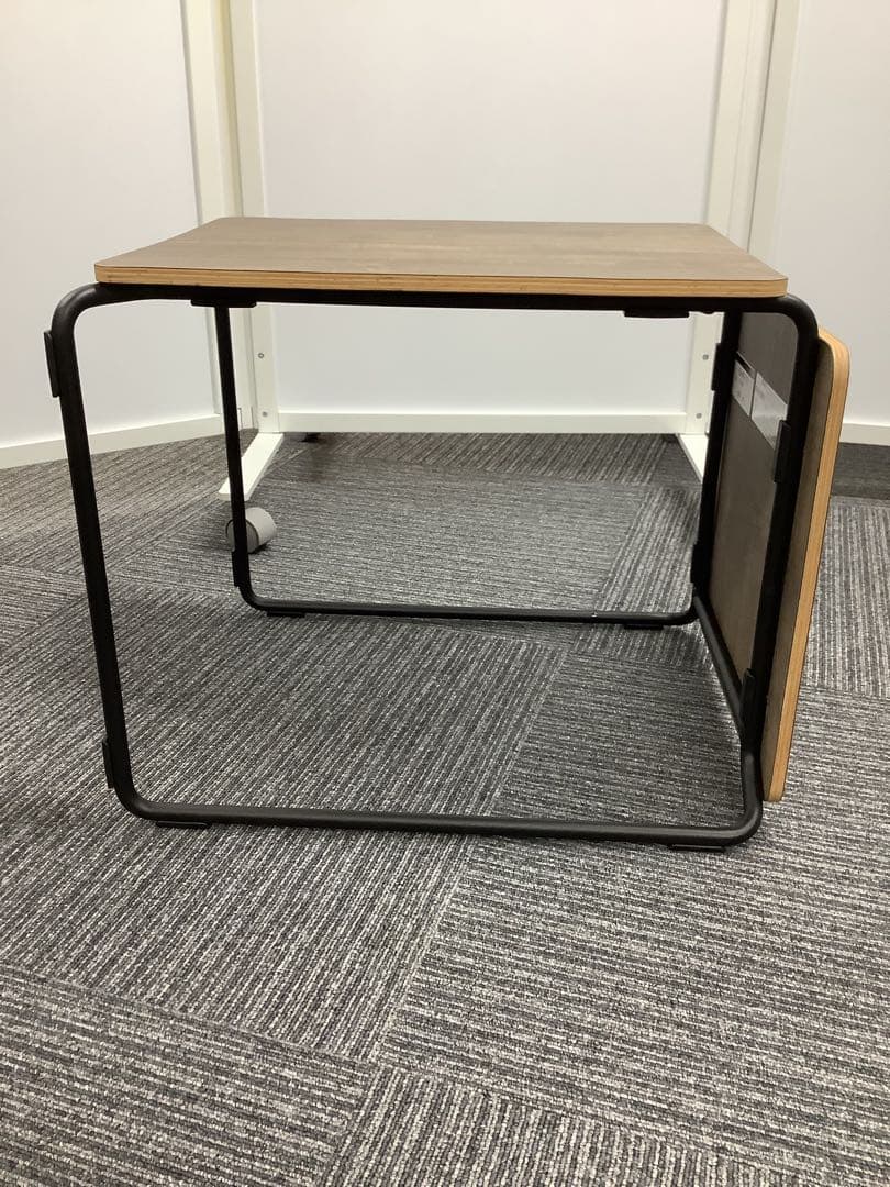 【3脚セット】イトーキ ノットワーク サイドスツール 木製什器 KLU-401