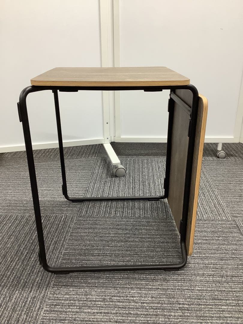 【3脚セット】イトーキ ノットワーク サイドスツール 木製什器 KLU-401