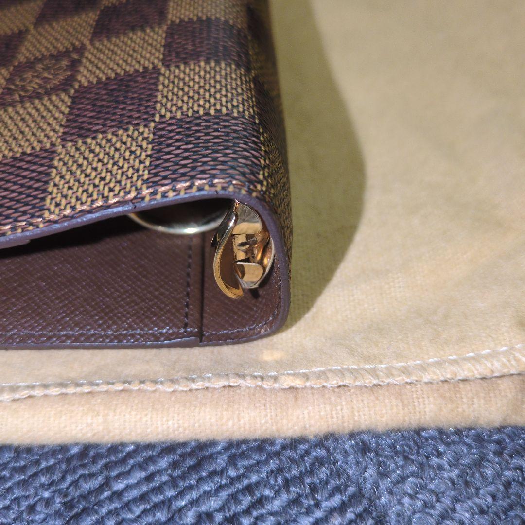 ルイ ヴィトン ダミエ アジェンダMM 手帳カバー 6穴式手帳カバー