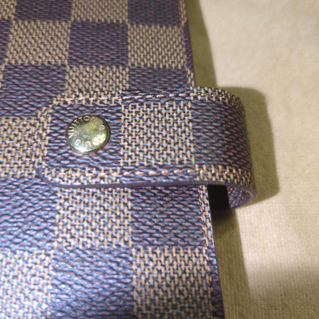 ルイ ヴィトン ダミエ アジェンダMM 手帳カバー 6穴式手帳カバー