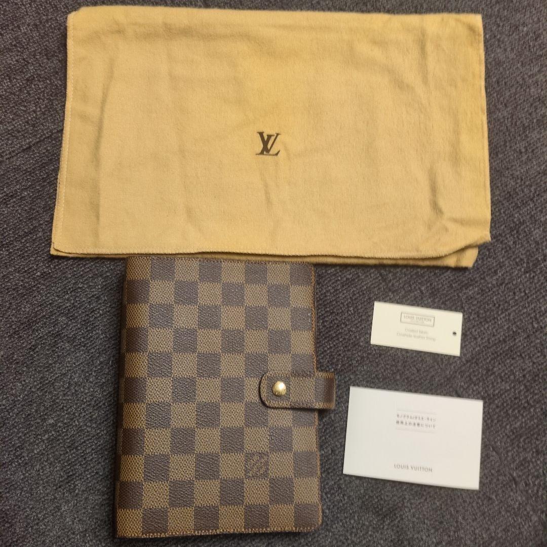 ルイ ヴィトン ダミエ アジェンダMM 手帳カバー 6穴式手帳カバー