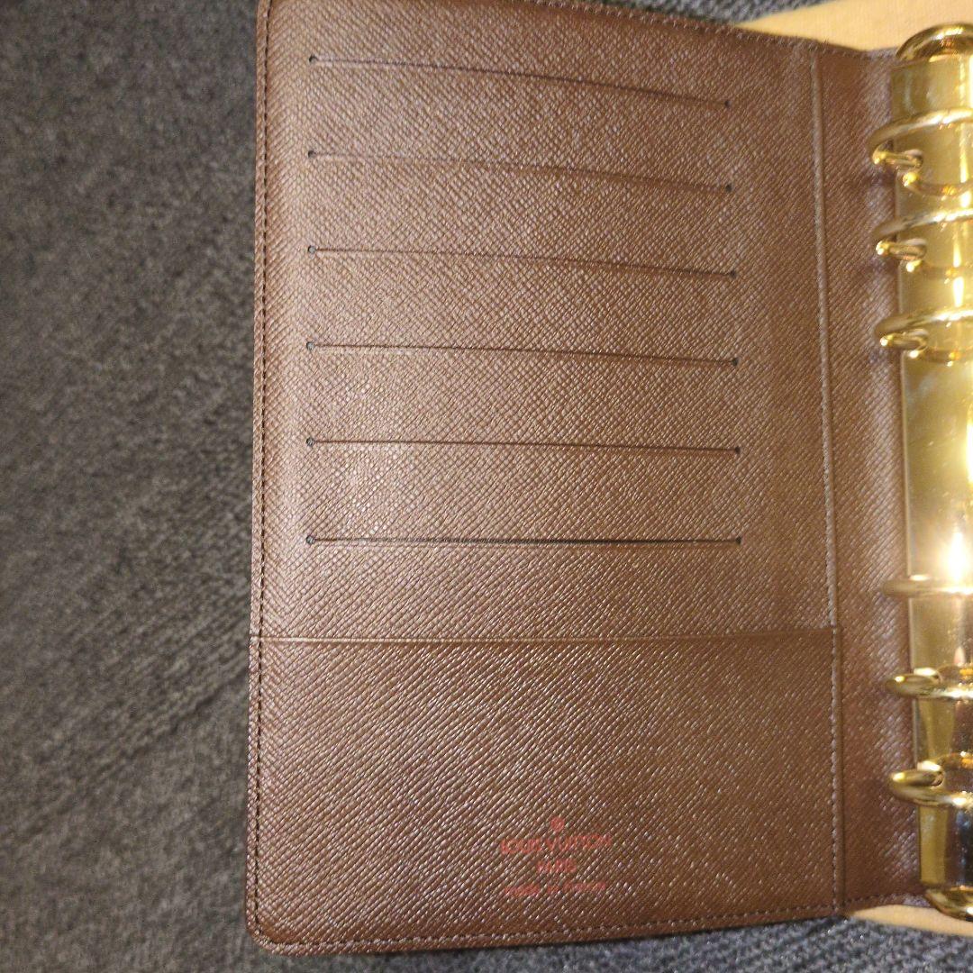 ルイ ヴィトン ダミエ アジェンダMM 手帳カバー 6穴式手帳カバー