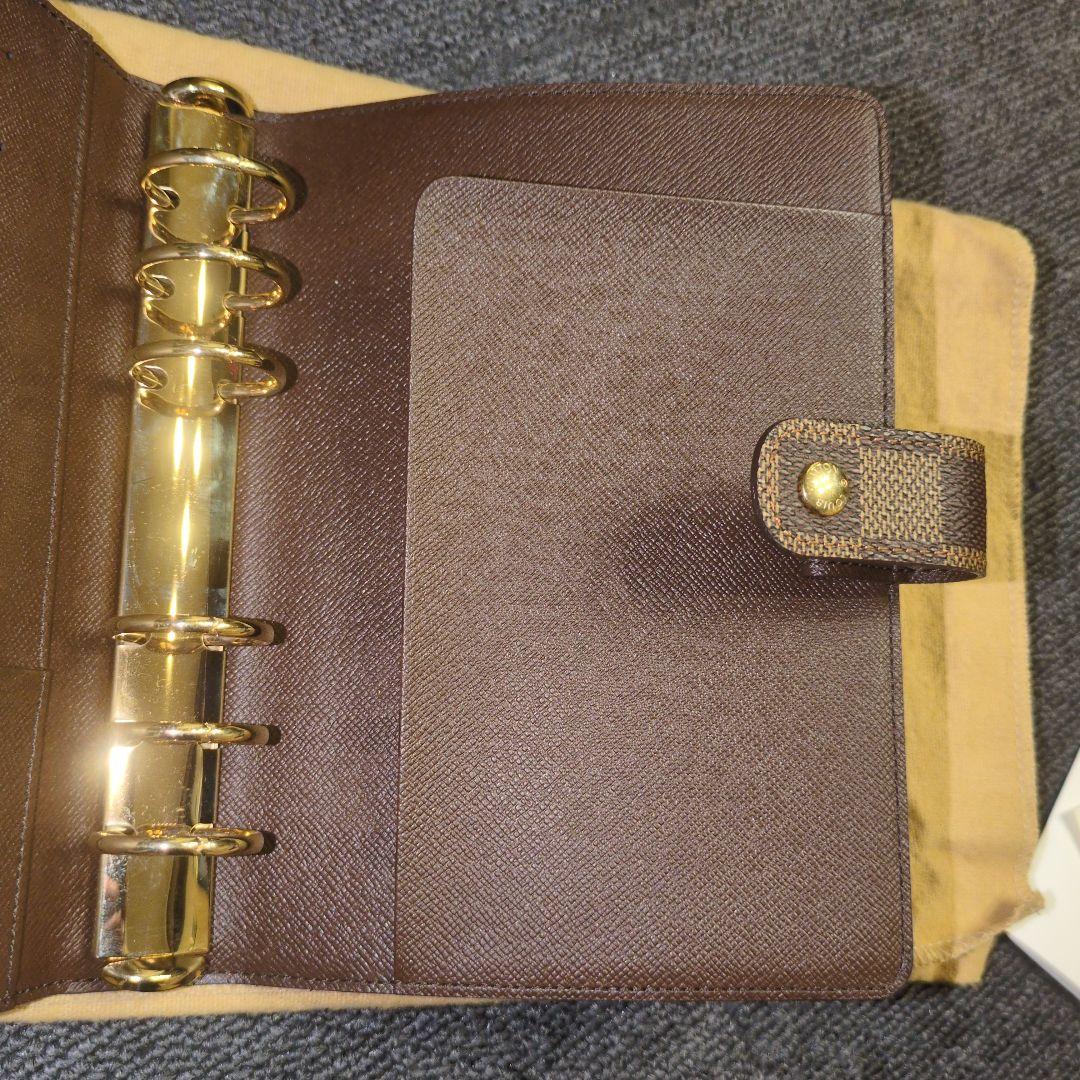 ルイ ヴィトン ダミエ アジェンダMM 手帳カバー 6穴式手帳カバー