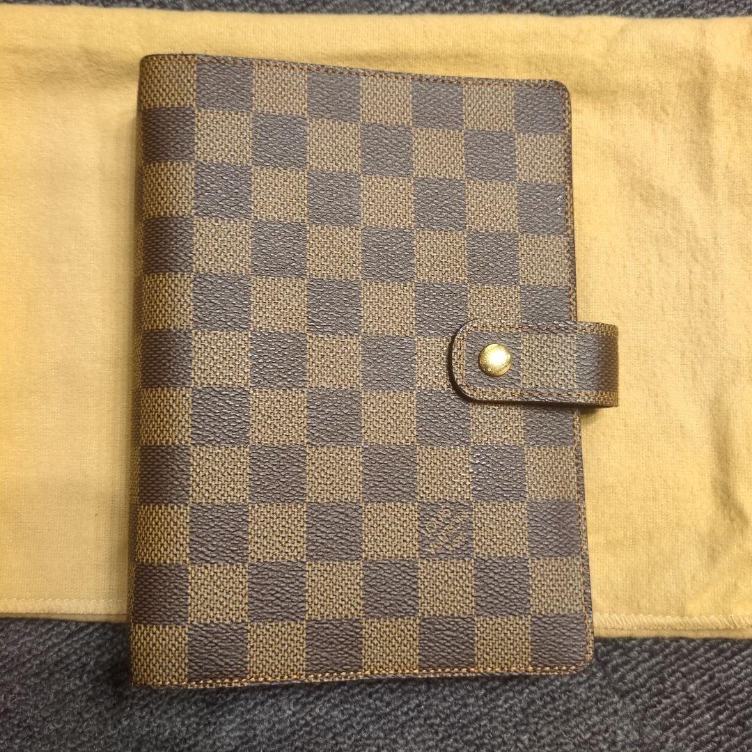 ルイ ヴィトン ダミエ アジェンダMM 手帳カバー 6穴式手帳カバー