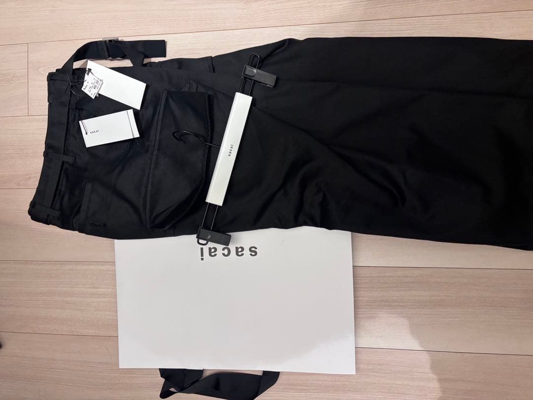【新品未使用】sacai25aw cottonchino black size2