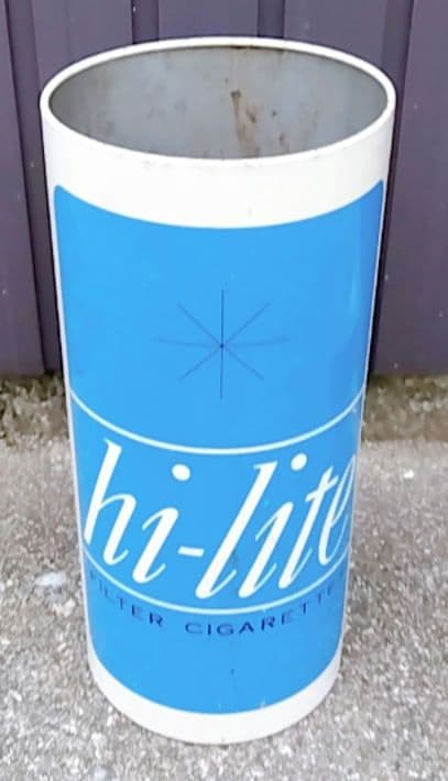 hi-lite タバコ缶 ごみ箱 （金属製）
