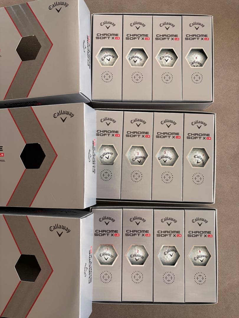 キャロウェイCallaway CHROME SOFT X LS 3セット