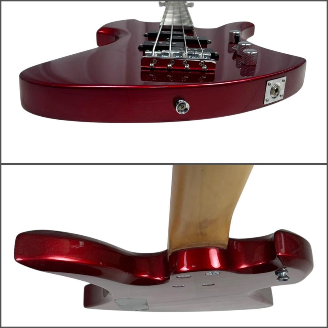 【美品】 B.C.Rich モッキンバード　エレキベース　メタリックレッド