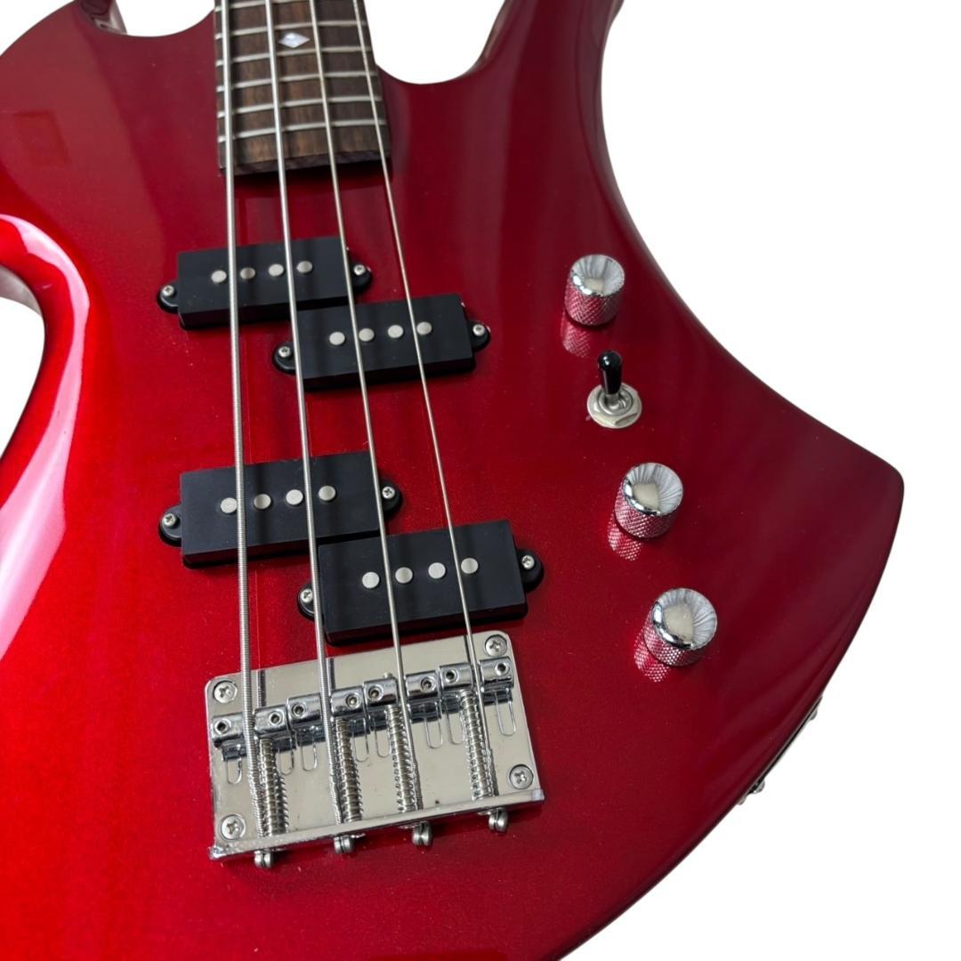 【美品】 B.C.Rich モッキンバード　エレキベース　メタリックレッド