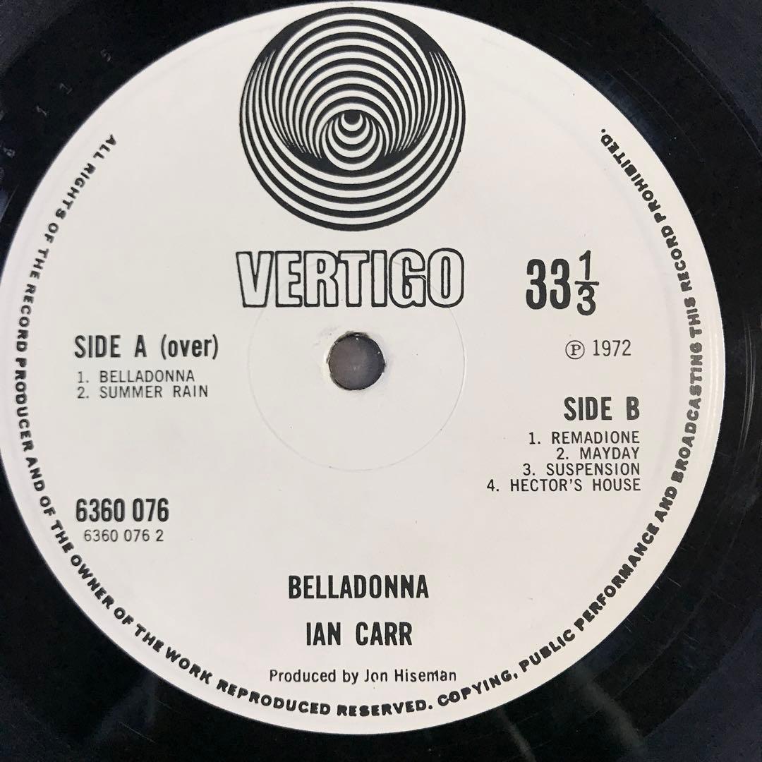IAN CARR BELLADONNA レコードLP