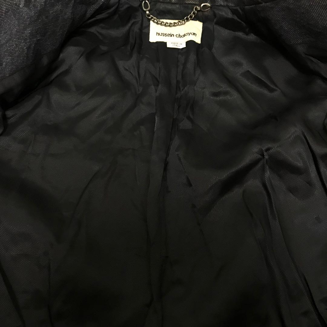 アーカイブ　00s HUSSEINCHALAYAN デニムジャケット　イタリア製