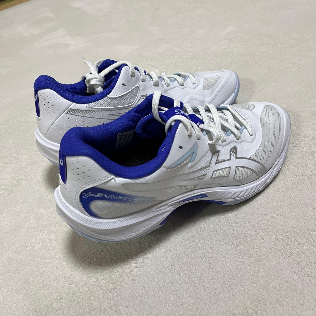 asics バレーボールシューズ ホワイト/ブルー