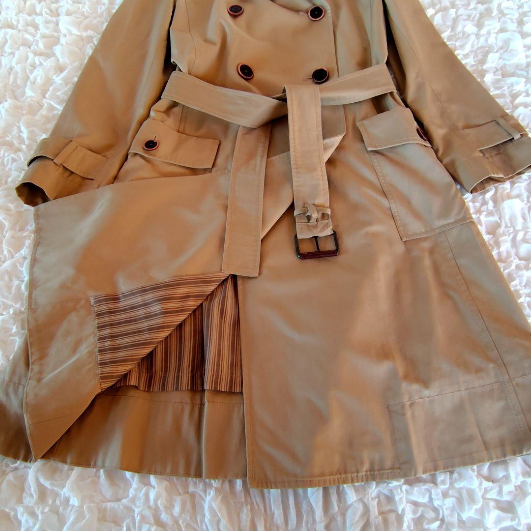 美品　マックスマーラ　38　トレンチコート　ベルト　ハニーベージュ　キャメル