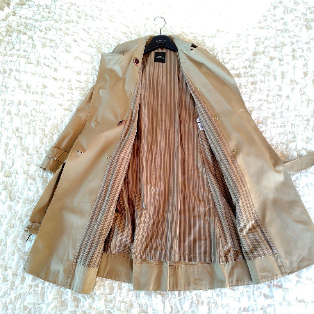 美品　マックスマーラ　38　トレンチコート　ベルト　ハニーベージュ　キャメル