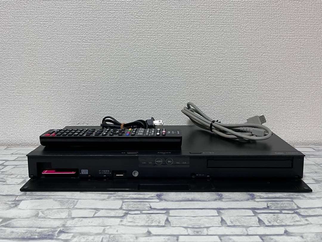 リモコン付　1TB 2番組録画　シャープ　BDレコーダー　BDーNW1200
