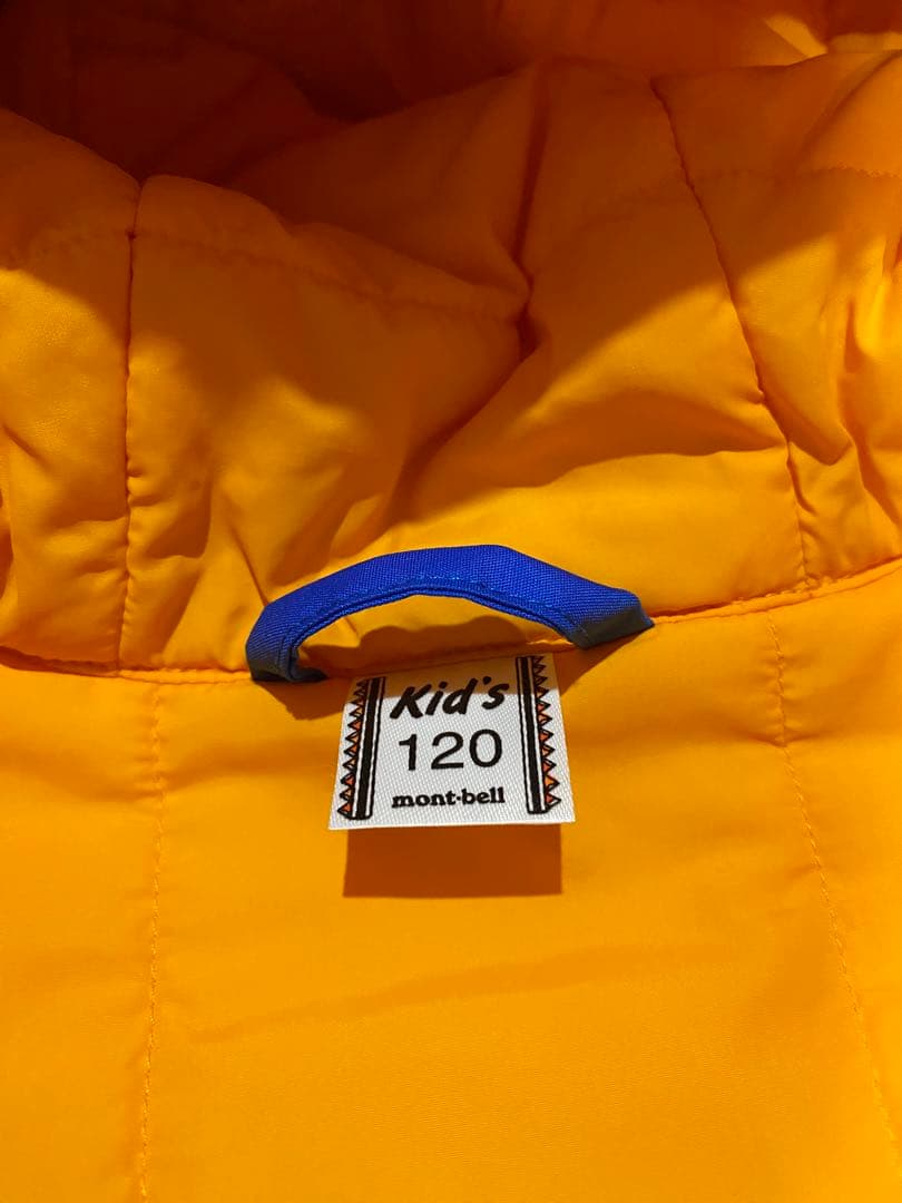 美品✨mont-bellスキーウェア１２０センチ 青 子供 キッズ