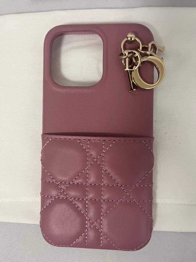 ディオール　iPhone13 PRO ケース　レディディオール　ピンク