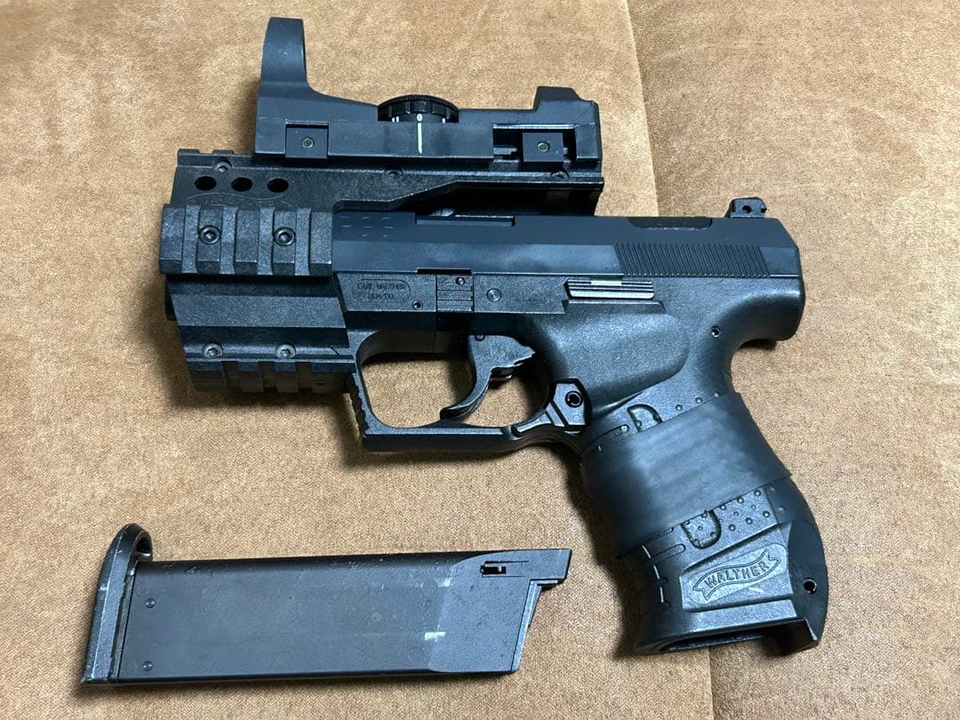 Walther P99 ガスガン マルゼン製 ドットサイト付き 動作確認済み　川