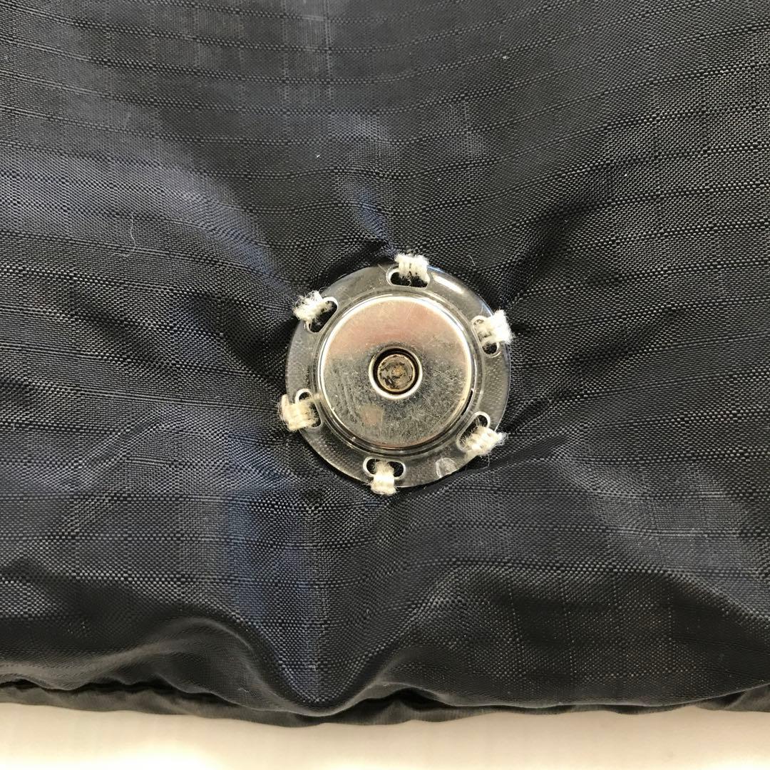 ブランド古着！FACETASM ダウンマフラー 十字架 刺繍 デザイン ブラック