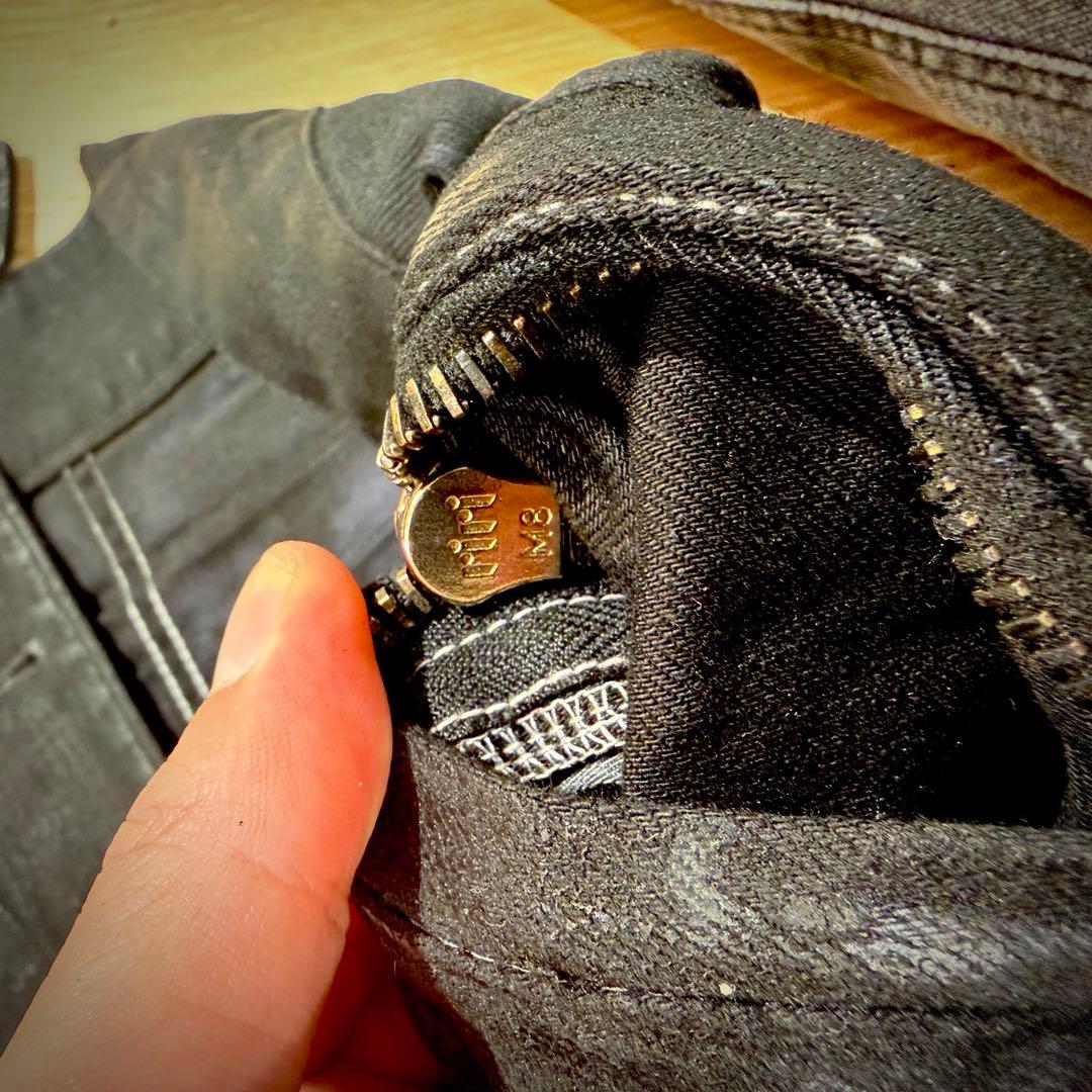 【美品】Roen ロエン オイル加工 デニムジャケット 44 HYDE着用モデル