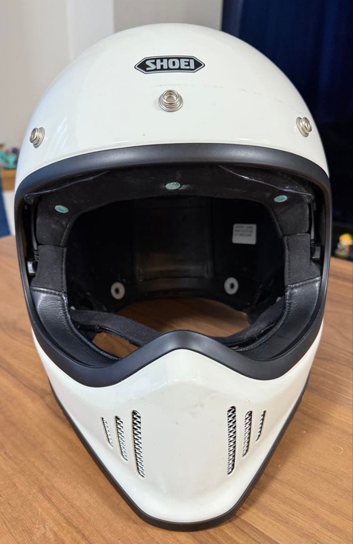 SHOEI EX-ZERO オフホワイト XL バイザー付き