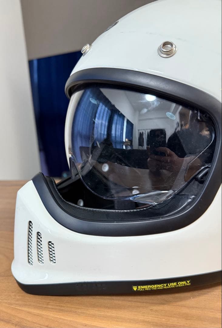 SHOEI EX-ZERO オフホワイト XL バイザー付き