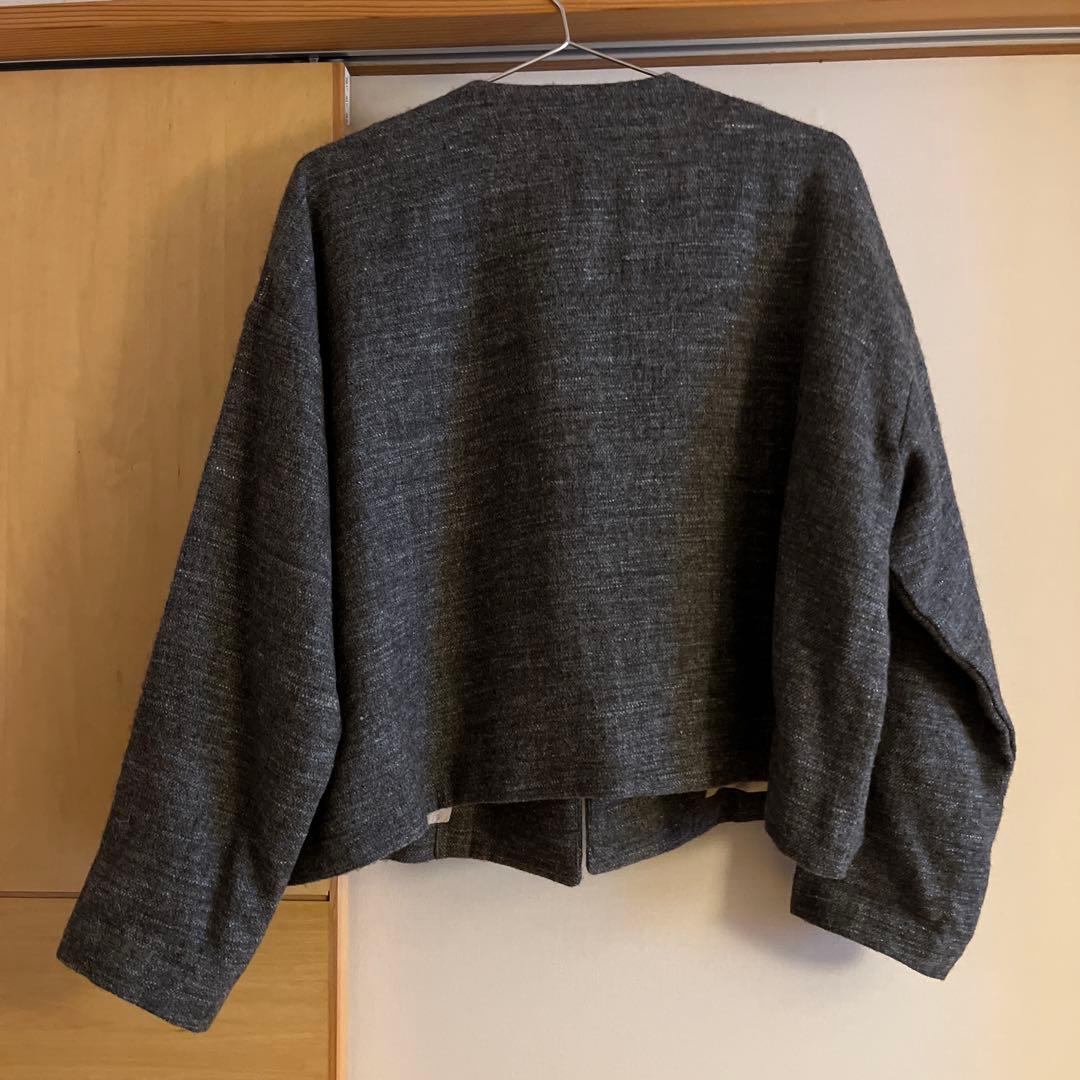 nestRobeウールリネンジャケット