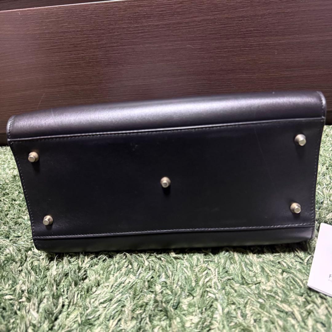 美品✨️ FURLA GENESI ターンロック レザー トートバッグ A4 M