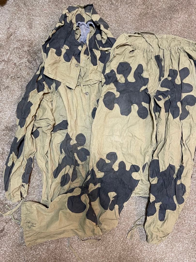 ソ連軍　アメーバ迷彩スモック　セット