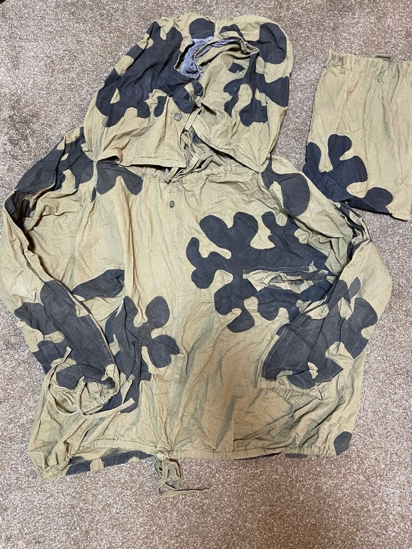 ソ連軍　アメーバ迷彩スモック　セット